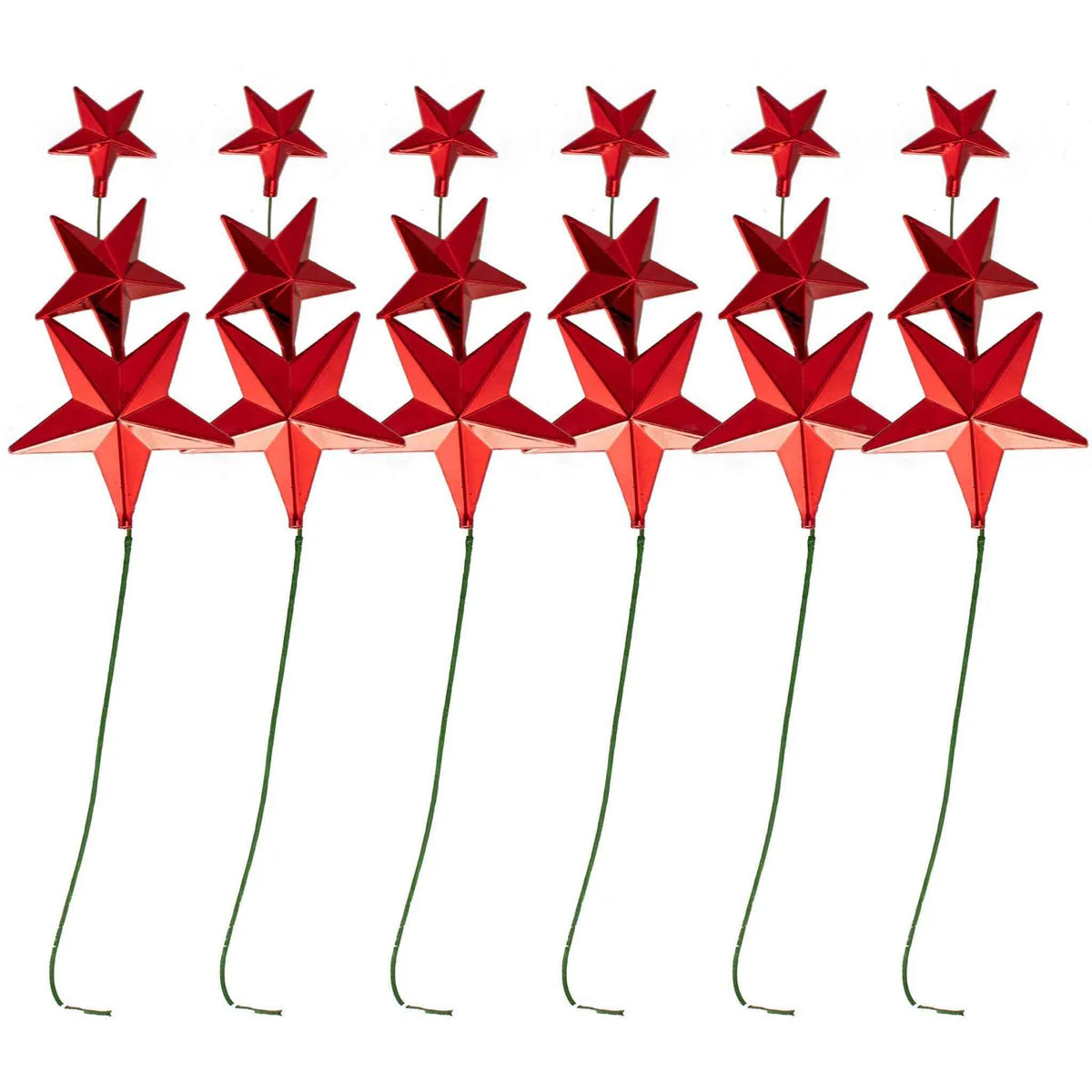 RED STAR PICK ORNAMENTS
