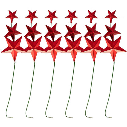 RED STAR PICK ORNAMENTS