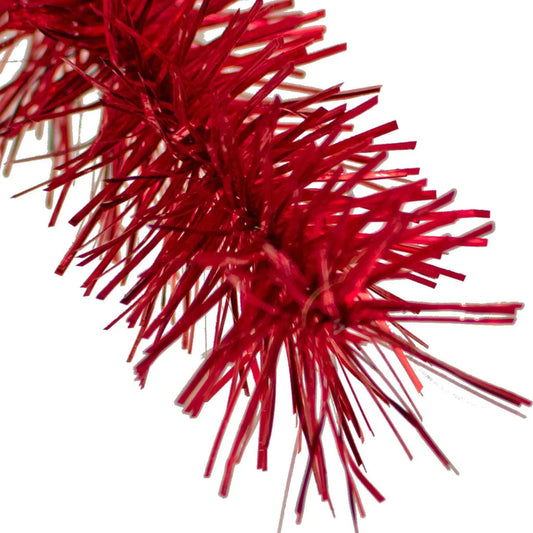 RED TINSEL GARLAND