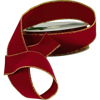 RED VELVET CHRISTMAS RIBBON