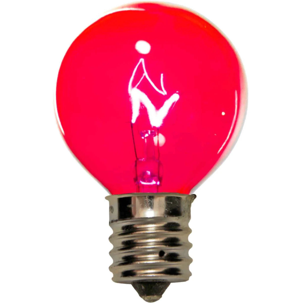 RED, WHITE, & BLUE G40 LIGHT BULBS