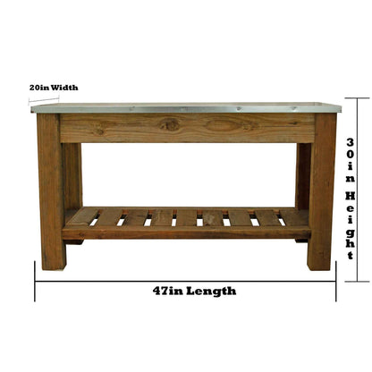 REDWOOD PATIO CONSOLE TABLE