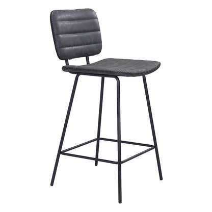 BOSTON COUNTER STOOL VINTAGE BLACK