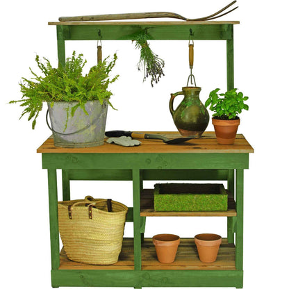 RUSTIC GARDENING WORKBENCH