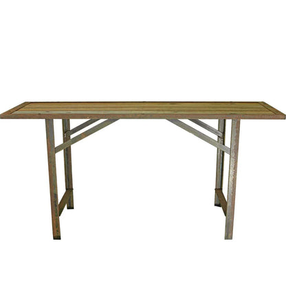 RUSTIC OUTDOOR WORK BENCH