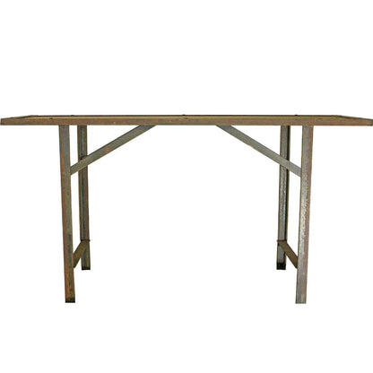 RUSTIC OUTDOOR WORK BENCH