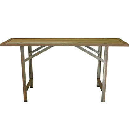 RUSTIC OUTDOOR WORK BENCH