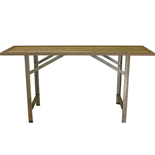 RUSTIC OUTDOOR WORK BENCH