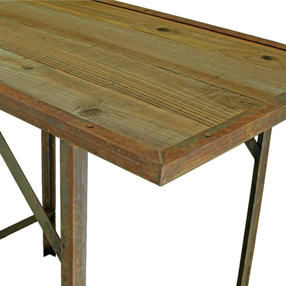 RUSTIC OUTDOOR WORK TABLE