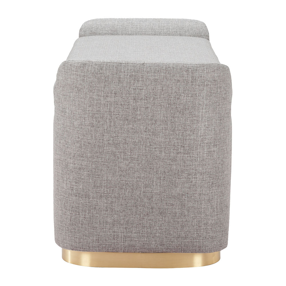 DOBO STORAGE BENCH GRAY
