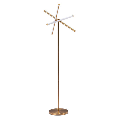 GARZA FLOOR LAMP BRASS