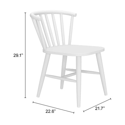 SHIO DINING CHAIR WHITE