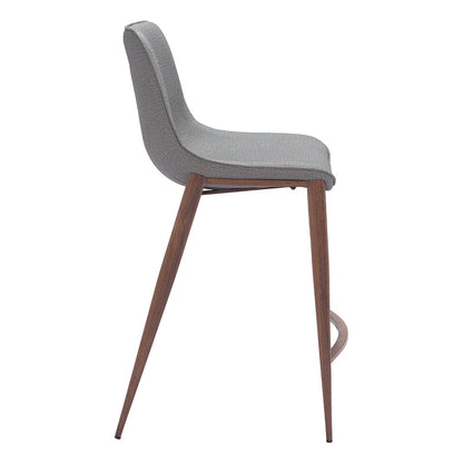 MAGNUS COUNTER STOOL SLATE GRAY & WALNUT
