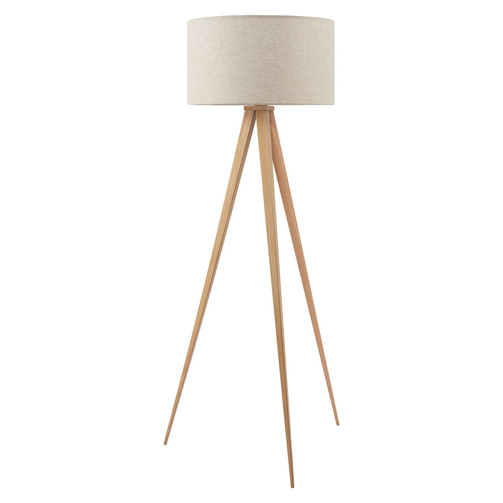 IMPERIAL FLOOR LAMP BEIGE & NATURAL