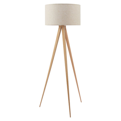 IMPERIAL FLOOR LAMP BEIGE & NATURAL