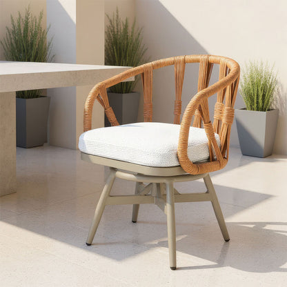 SAFAL SWIVEL DINING CHAIR MULTICOLOR
