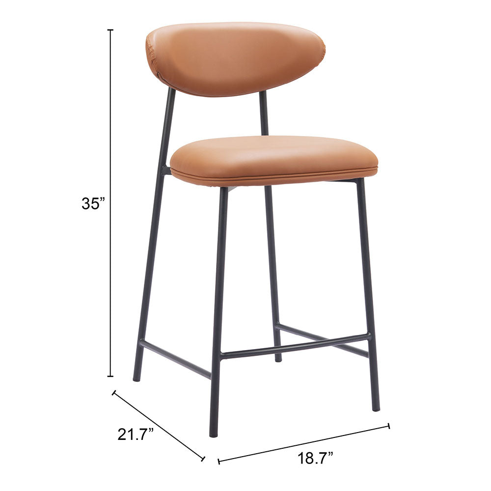 RORUN COUNTER STOOL BROWN