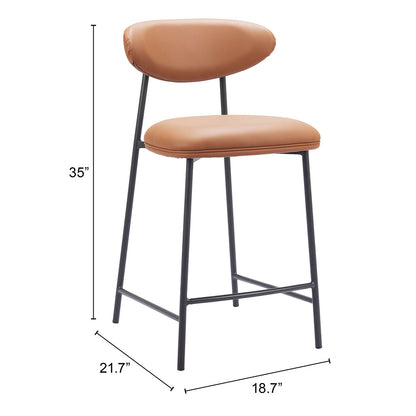 RORUN COUNTER STOOL BROWN