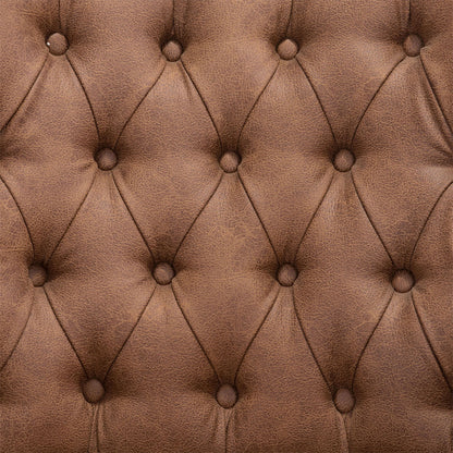 TASMANIA ACCENT CHAIR  VINTAGE BROWN