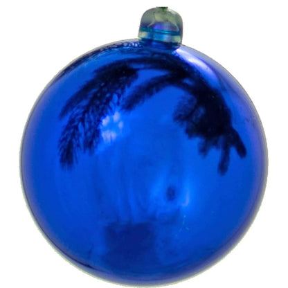 SHINY BLUE BALL ORNAMENTS