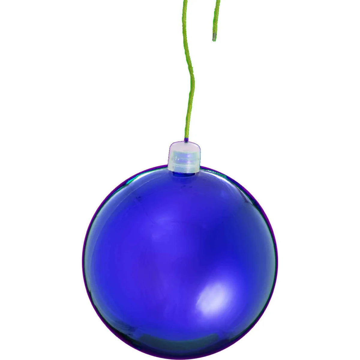 SHINY BLUE BALL ORNAMENTS