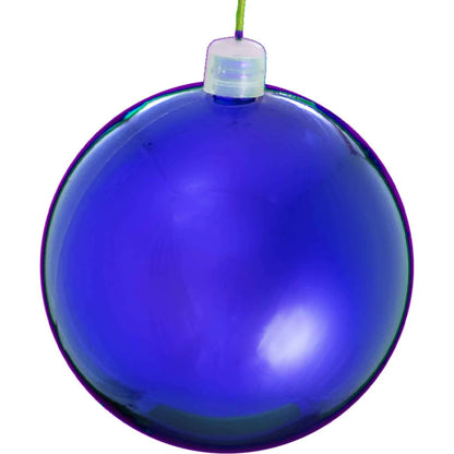 SHINY BLUE BALL ORNAMENTS