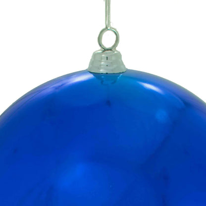 SHINY BLUE BALL ORNAMENTS