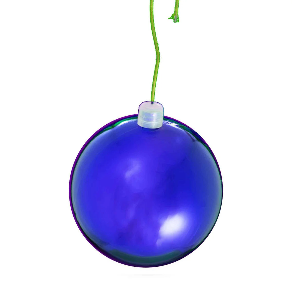 SHINY BLUE BALL ORNAMENTS