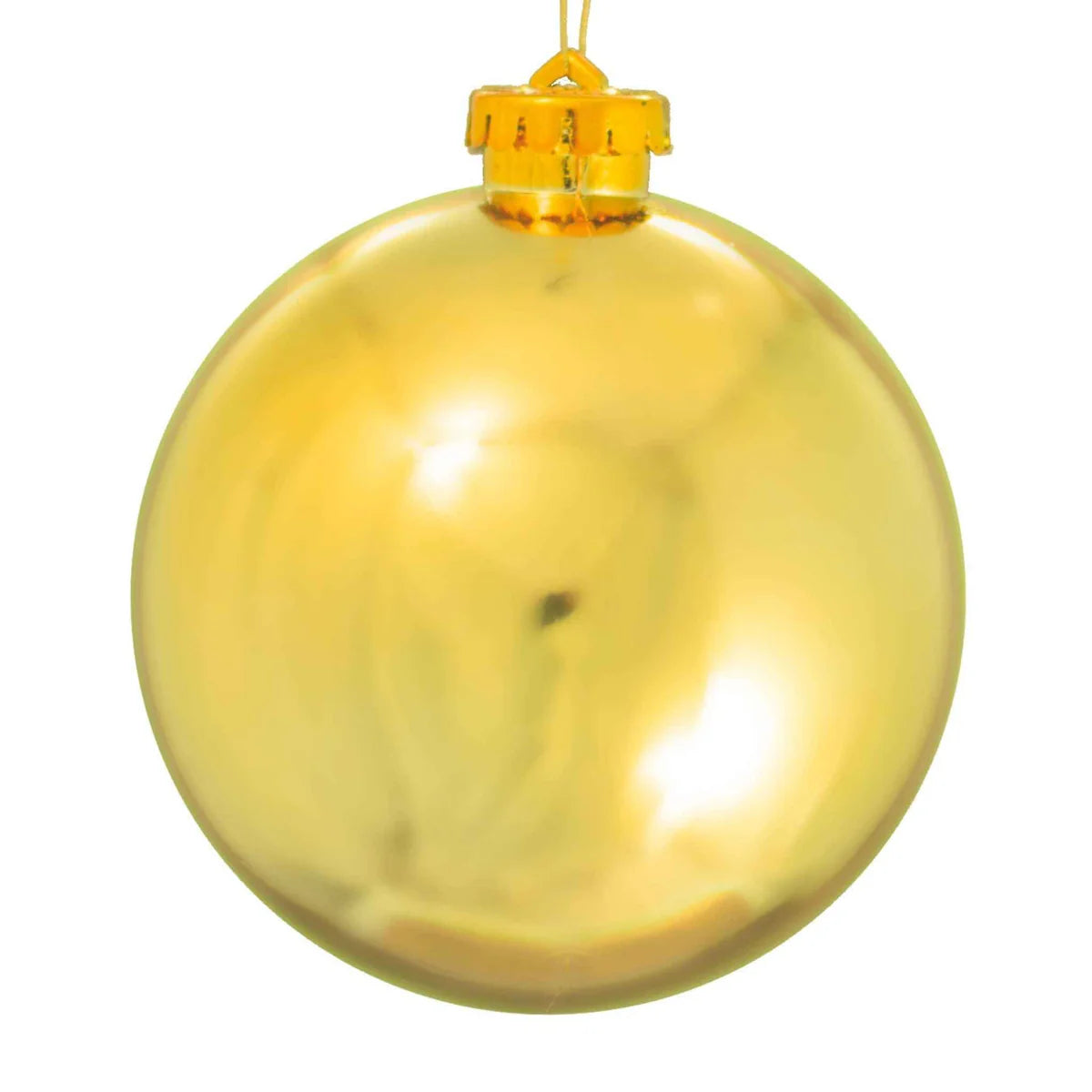 SHINY GOLD BALL ORNAMENTS