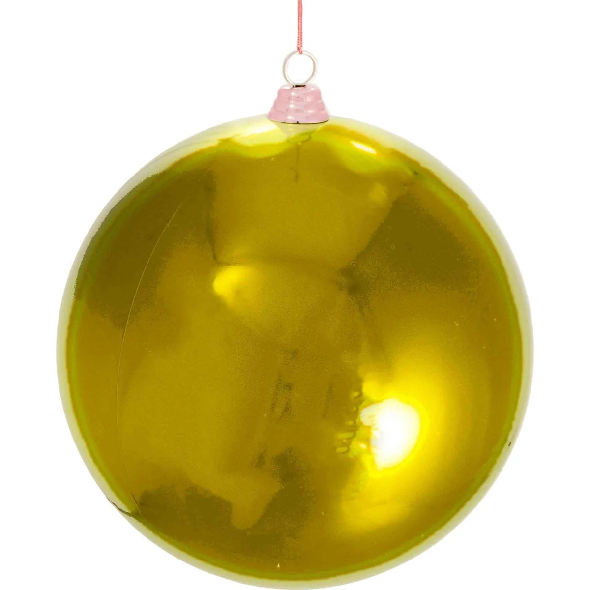 SHINY RED & GOLD  BALL ORNAMENTS