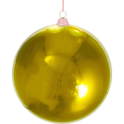 SHINY RED & GOLD  BALL ORNAMENTS