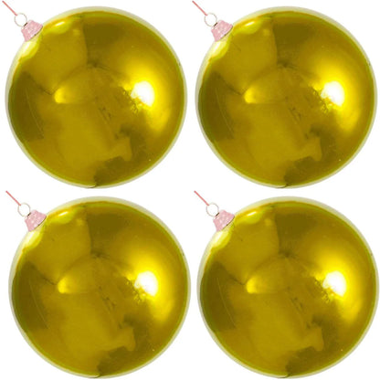 SHINY RED & GOLD  BALL ORNAMENTS