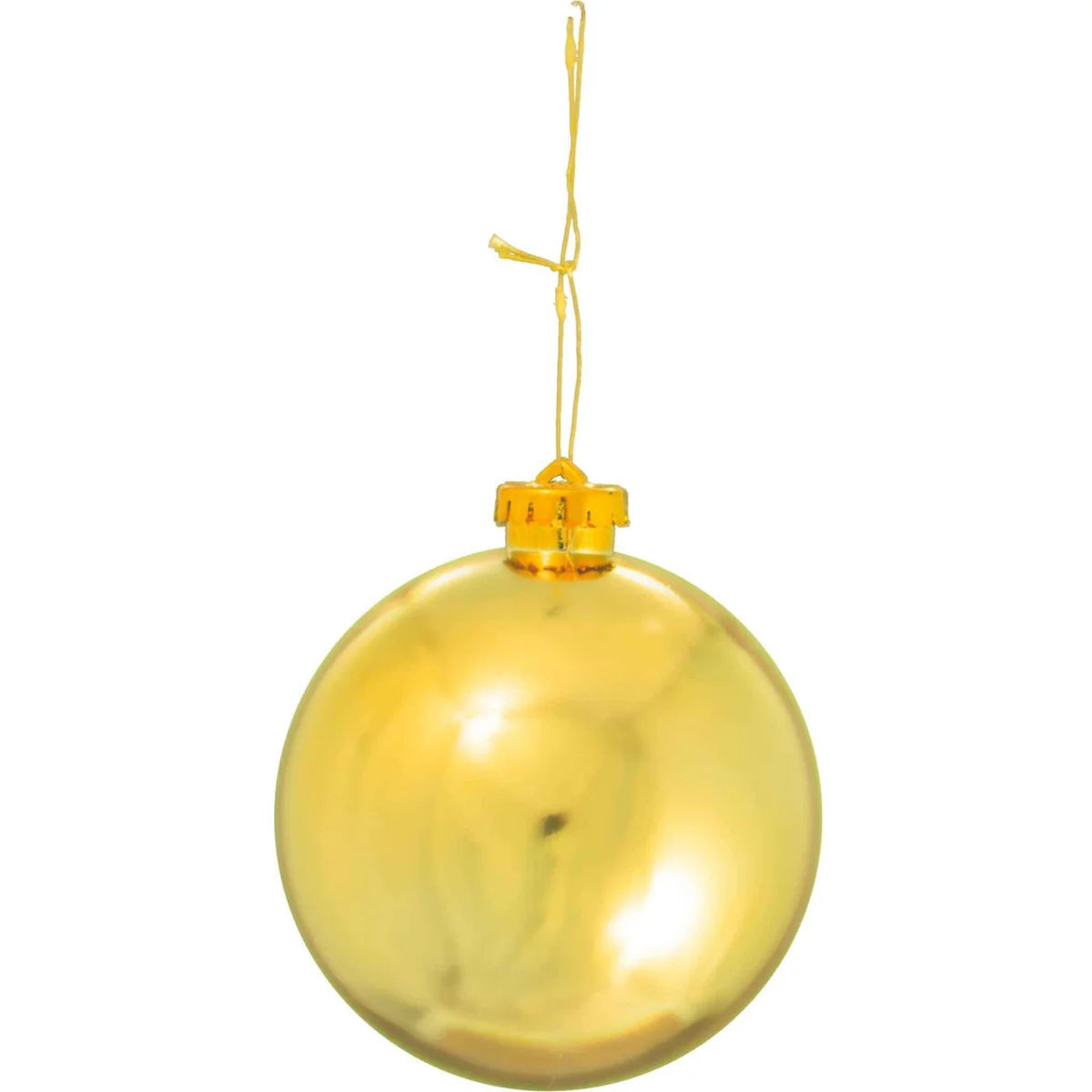 SHINY RED & GOLD  BALL ORNAMENTS