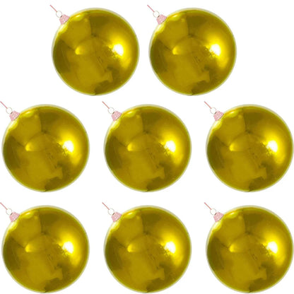 SHINY RED & GOLD  BALL ORNAMENTS