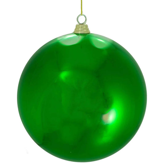 SHINY GREEN BALL ORNAMENTS