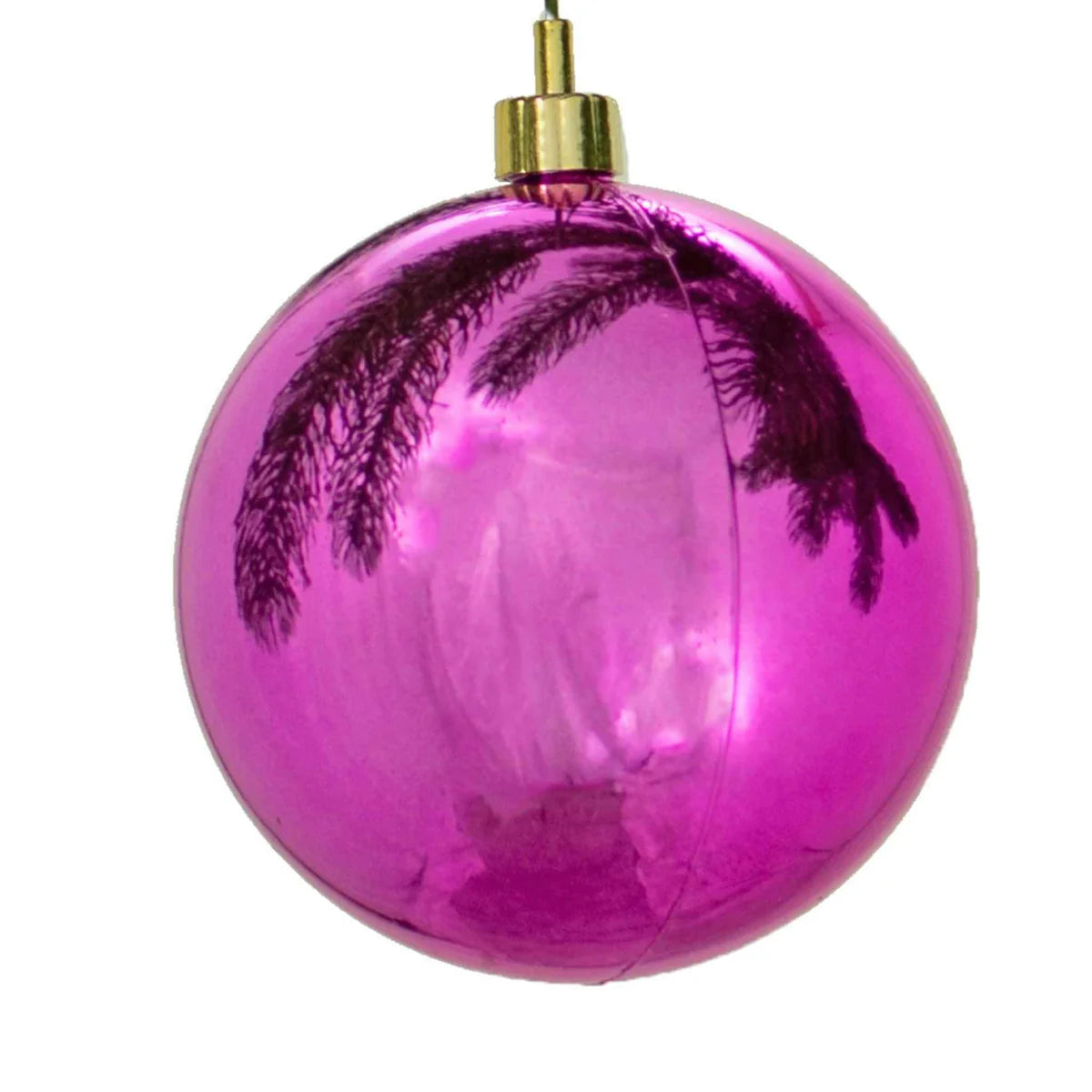 SHINY PINK BALL ORNAMENTS