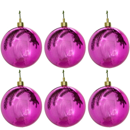 SHINY PINK BALL ORNAMENTS