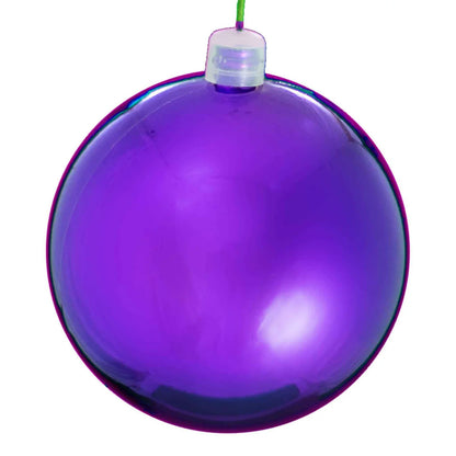 SHINY PURPLE BALL ORNAMENTS