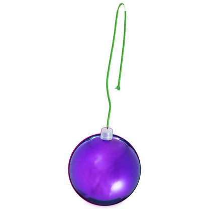 SHINY PURPLE BALL ORNAMENTS