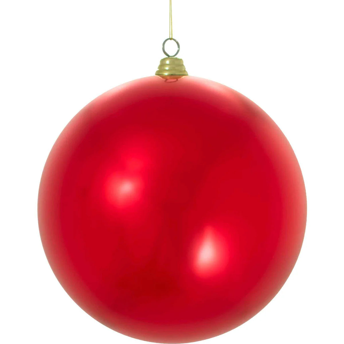 SHINY RED & GOLD  BALL ORNAMENTS