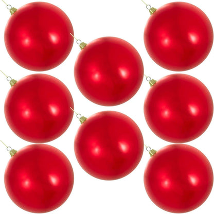 SHINY RED & GOLD  BALL ORNAMENTS