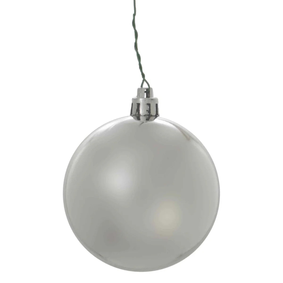 SHINY SILVER BALL ORNAMENTS