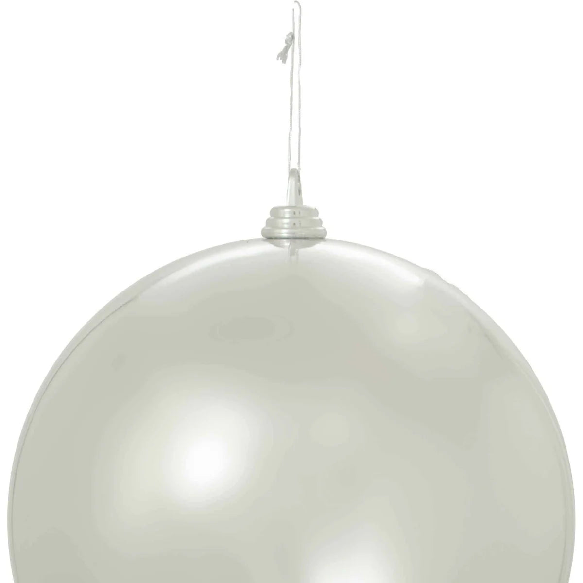 SHINY SILVER BALL ORNAMENTS