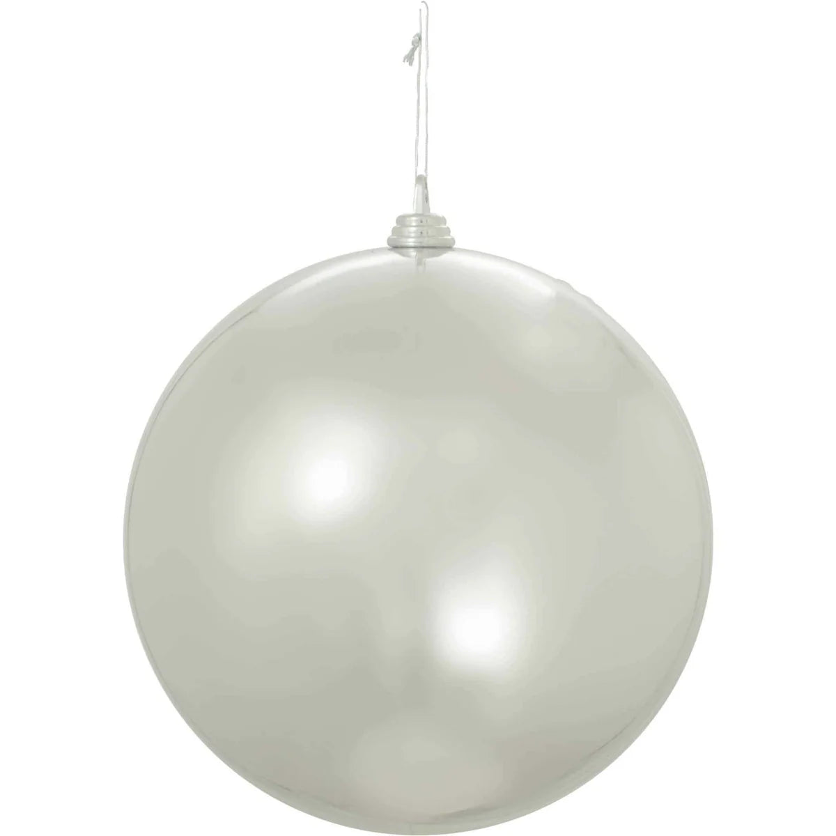 SHINY SILVER BALL ORNAMENTS
