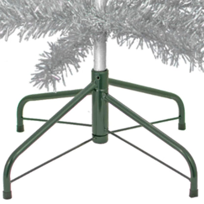 SILVER TINSEL CHRISTMAS TREE