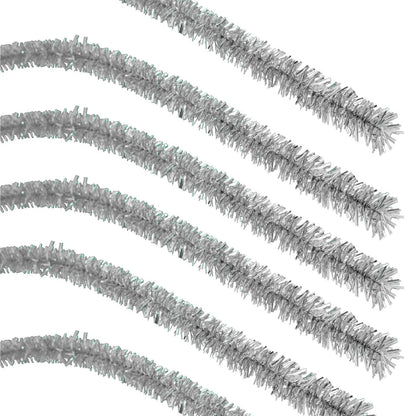 SILVER TINSEL GARLAND