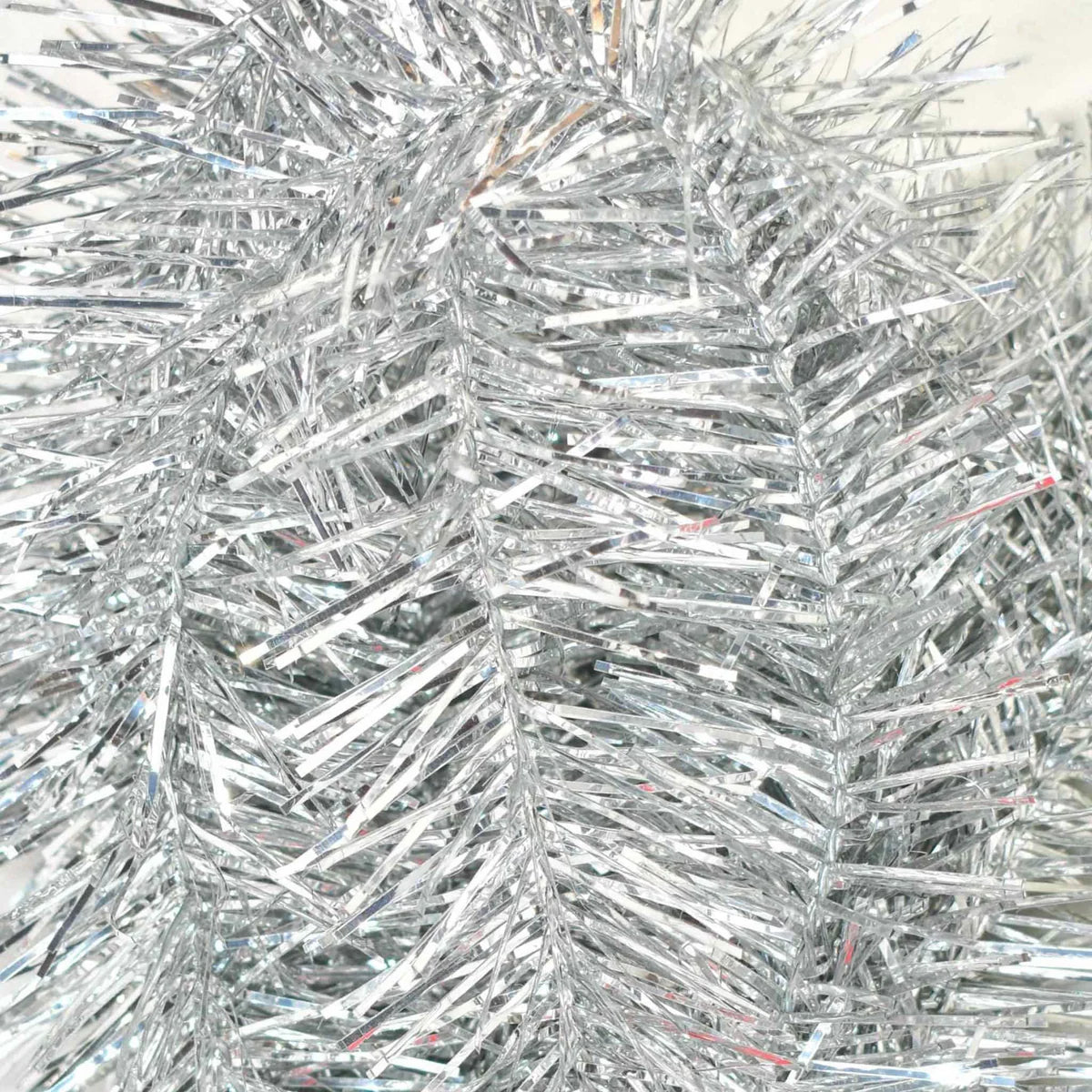 SILVER TINSEL GARLAND