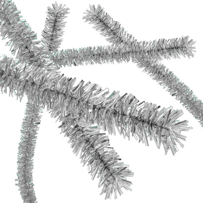 SILVER TINSEL GARLAND