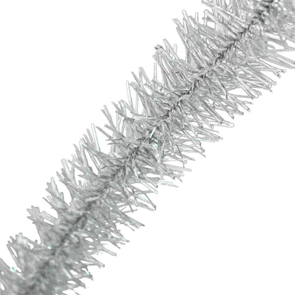 SILVER TINSEL GARLAND