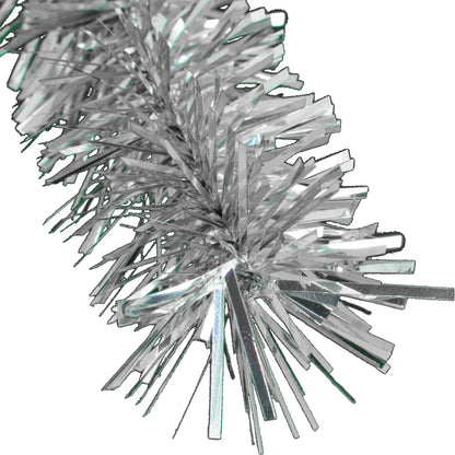 SILVER TINSEL GARLAND